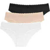 Dorina Slip 'Naomi' beige / noir / blanc