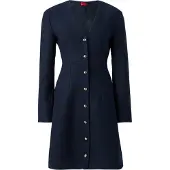 HUGO Kanegi 10276627 Long Sleeve Dress Bleu 40 Femme