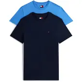 Tommy Hilfiger Dm0dm20687 Short Sleeve T-shirt 2 Units Bleu M Homme