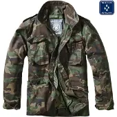 Brandit Veste mi-saison 'Field' bleu marine / marron / vert / olive