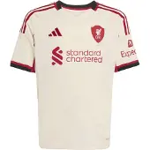 Adidas Liverpool Fc 25/26 Away Junior Short Sleeve T-shirt Beige 11-12 Years Enfants