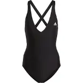 Adidas Maillot de bain sport '3-Stripes' noir / blanc