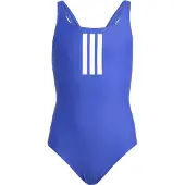 Adidas 3 Stripes Swimsuit Bleu 7-8 Years Fille