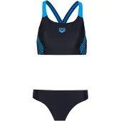 Arena Bikini 'OPENINGS' turquoise / noir