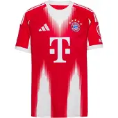 Adidas Fc Bayern Muenchen Home 25-26 Homme - Jerseys/Réplicas, Rouge - Taille XL - Poly Jersey