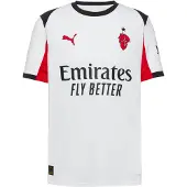 Puma Ac Milan 25/26 Replica Away Short Sleeve T-shirt Blanc L Homme