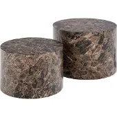 Ebuy24 Dice table basse marron.