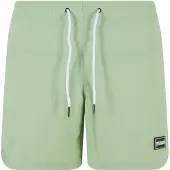 Urban Classics Shorts de bain vert / noir / blanc