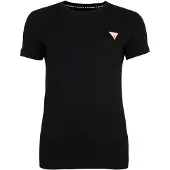 GUESS T-shirt rouge / noir / argent