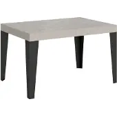 Itamoby Table Extensible 120/224X90 Cm Pieds Anthracite Cachemire Flame