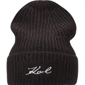 Karl Lagerfeld Bonnet noir / blanc