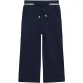 s.Oliver Pantalon bleu marine / citron vert / blanc