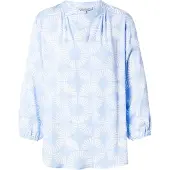More & more Chemisier bleu clair / blanc