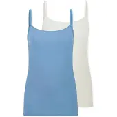 Schiesser Maillot de corps ' Modal Essentials ' bleu / blanc