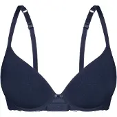 Sassa Soutien-gorge 'Bamboo Jacquard' bleu marine