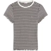 Tommy Hilfiger Dw0dw22782 Short Sleeve T-shirt Blanc,Bleu M Femme