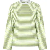 Pieces T-shirt 'PCSadie' kiwi / blanc