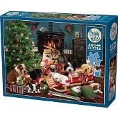 Cobble Hill Puzzle linge de lit, chiots, 500 pcsü