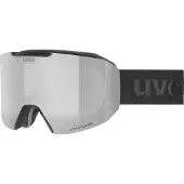 Uvex Evidnt Attract S Woman Ski Goggles Noir Mirror Silver Variomatic Clear/CAT1-3+Contrastview Yellow Clear/CAT1 Femme