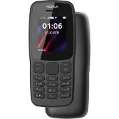 Nokia Téléphones portables 106 Dual Sim Grandes touches LED Réception radio Téléphoner en toute simplicité