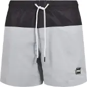 Urban Classics Shorts de bain gris clair / noir