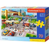 Castorland Puzzle 70 pièces Embouteillage en Ville 070039