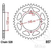 Jt Couronne moto JTR857,40