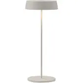 ROSSINI ILLUMINAZIONE Lampe De Table Portable Blanche Inemuri Led 2,2W 2700K Ip54, Rechargeable Par Usb, Variateur Tactile Intégré -