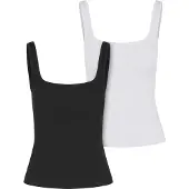 Urban Classics Tb7513a Sleeveless Top 2 Units Blanc,Noir 4XL Femme