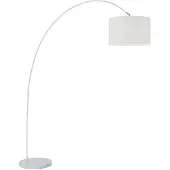 Perenz 6304 B Lampadaire Arqué Blanc