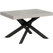 Itamoby Table Extensible 140/244X90 Cm Volantis Pieds Cachemire Anthracite