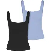 Urban Classics Tb7513a Sleeveless Top 2 Units Bleu,Noir 5XL Femme