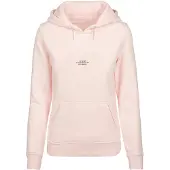 Mister tee Sweat-shirt 'Too Frozen' bleu / rose pastel / noir / blanc