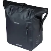 Basil Rivo M, sacoche individuelle noire, 12-15L - Sacoche de vélo avec système de fixation MIK, étanche...