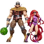 Hasbro Ensemble de figurines Marvel Legends Inhumans Medusa & Gorgon 15 cm
