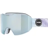 Uvex Evidnt Attract Woman Ski Goggles Bleu Mirror Sapphire Contrastview Green Clear/CAT3+Yellow Clear/CAT1 Femme