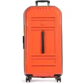 Delsey PARIS trolley Rempart Expandable 4 Double Rolls Trolley 80 Orange 79cm