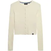 Superdry Essential Cardigan Blanc S Femme
