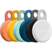 Chipolo LOOP Schwarz/Weiss/Orange/Blau/Gelb/Minze 6-Pack (Android, iOS), Traceur, Vert, Orange, Bleu, Blanc, Noir, Jaune