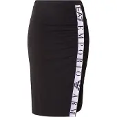 Emporio Armani pour femme. 7W001156_AF12501 Jupe Natural Ventus noir (L), Casuel, Polister recyclé
