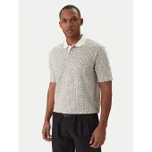 Armani Exchange pour homme. XM000736AF10819F1165 Polo beige (L), Casuel, Coton, Manche courte