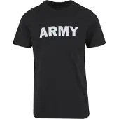 Brandit T-Shirt 'Army' noir / blanc