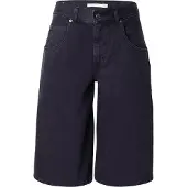 Levi's Super Baggy Fit Denim Shorts Noir 26 Femme