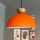 Bamyum Lipeo-BeigeHut Pendelleuchte Orange (E27)