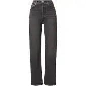Levi's Jean 'RIBCAGE FULL LENGTH' noir denim