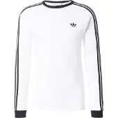Adidas Originals T-Shirt '3-STRIPES LONGSLEEVE' noir / blanc