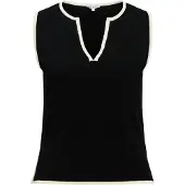 Object Tops en tricot 'OBJViva' noir / blanc