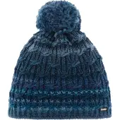 Eisbar Unisexe, Bonnet, Anka Pompon, Bleu, (Taille unique)