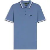 BOSS Paddy 10241663 Green Short Sleeve Polo Bleu XL Homme