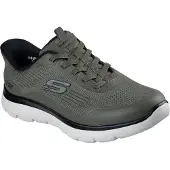 SKECHERS Baskets basses SUMMITS LEYTER SLIP-INS hommes - Kaki - 42